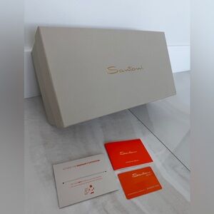 Santoni Men’s Shoebox with Santoni Society Card and Warranty Card